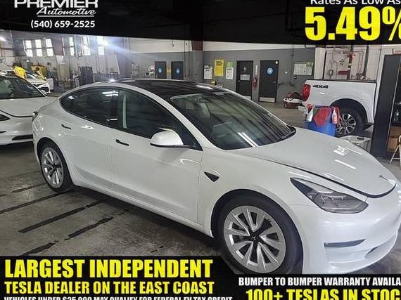 TESLA MODEL 3 2022 5YJ3E1EB7NF264940 image